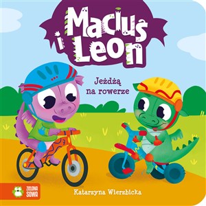 Obrazek Maciuś i Leon jeżdżą na rowerze