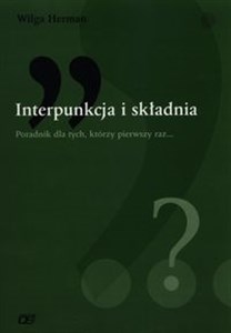 Picture of Interpunkcja i składnia Poradnik dla tych, którzy pierwszy raz