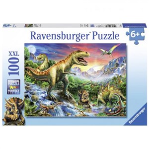 Obrazek Puzzle 100 epoka dinozaurów