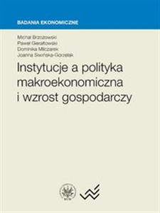 Picture of Instytucje a polityka makroekonomiczna i wzrost gospodarczy