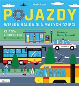 Picture of Pojazdy Wielka nauka dla małych dzieci Książka z okienkami