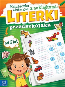 Picture of Literki przedszkolaka od 5 lat Książeczka edukacyjna z naklejkami