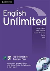 Obrazek English Unlimited Pre-intermediate Teacher's Pack + DVD