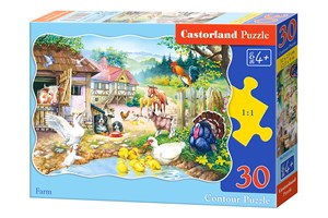 Picture of Puzzle konturowe Farm 30