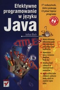 Picture of Efektywne programowanie w języku Java