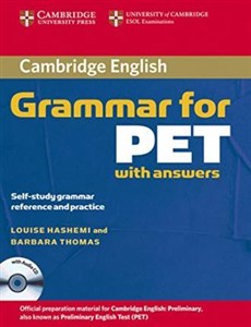 Picture of Cambridge Grammar for PET with answers + CD