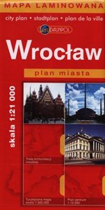 Picture of Wrocław Plan miasta 1:21 000 laminowany