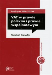 Picture of VAT w prawie polskim i prawie wspólnotowym