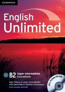 Picture of English Unlimited Upper Intermediate Coursebook + DVD