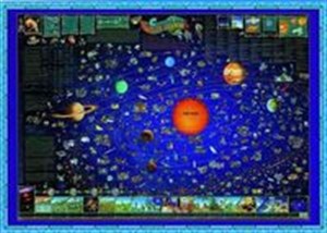 Picture of Mapa świata dla dzieci System Słoneczny