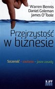 Przejrzyst... - Warren G. Bennis, Daniel Goleman, James O'Toole -  books from Poland