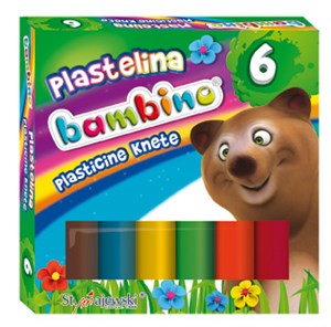 Picture of Plastelina 6 kolorów Bambino