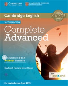 Obrazek Complete Advanced Student's Book without Answers + Testbank + CD