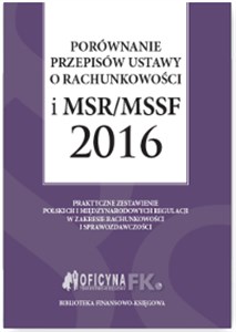 Picture of Porównanie przepisów ustawy o rachunkowości i MSR/MSSF 2016