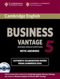 Picture of Cambridge English Business 5 Vantage with answers + 2CD
