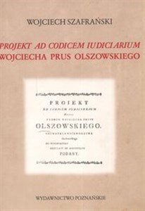 Picture of Projekt AD Codicem iudici arium Wojciecha Prus Olszowskiego