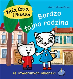 Obrazek Kicia Kocia i Nunuś Bardzo fajna rodzina 41 otwieranych okienek!