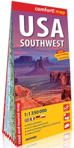 Picture of USA Południowo-Zachodnie (South-West USA) comfort! map laminowana mapa samochodowo-turystyczna 1:1 350 000