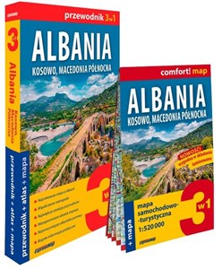Picture of Albania Kosowo Macedonia Północna 3w1 przewodnik + atlas + mapa