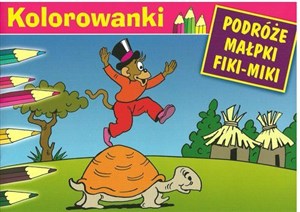 Picture of Kolorowanki Podróże Małpki Fiki-Miki Żółw