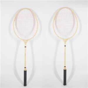 Picture of Badminton drewniany 65,5 cm w siatce