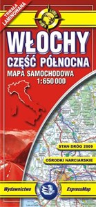 Picture of Włochy Część Północna mapa samochodowa 1:650 000