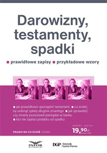 Picture of Prawo na co dzień 2/2024 Darowizny, testamenty, spadki