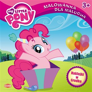 Obrazek My Little Pony Malowanka dla malucha z naklejkami KLN201