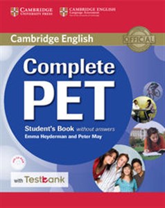 Picture of Complete PET Student's Book without Answers with CD-ROM and Testbank