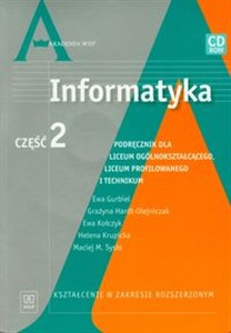 Picture of Informatyka Część 2 Podręcznik z płytą CD Liceum Zakres rozszerzony
