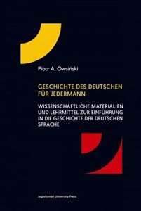 Picture of Geschichte des deutschen für jedermann Wissenschaftliche materialien und lehrmittel zur einführung in die geschichte. Der deutschen sprache