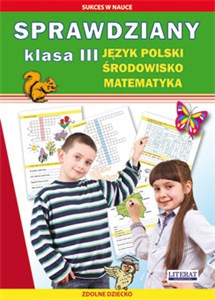 Picture of Sprawdziany Klasa 3 Język polski, środowisko, matematyka