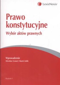 Picture of Prawo konstytucyjne Wybór aktów prawnych