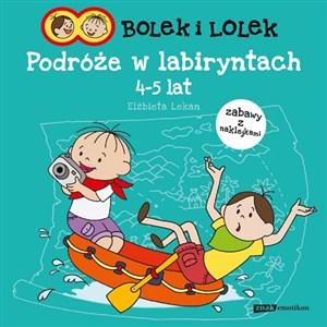 Picture of Bolek i Lolek Podróże w labiryntach 4-5 lat zabawy z naklejkami