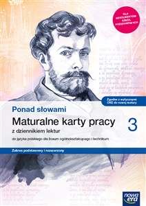 Picture of Ponad słowami 3 Maturalne karty pracy z dziennikiem lektur Zakres podstawowy i rozszerzony Szkoła ponadpodstawowa