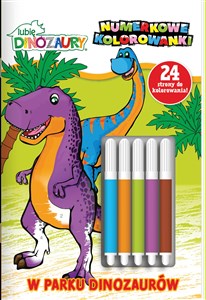 Picture of Lubię Dinozaury Numerkowe kolorowanki część 4 W parku dinozaurów