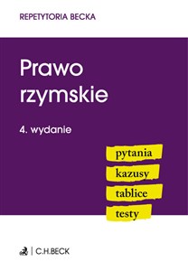 Picture of Prawo rzymskie Pytania. Kazusy. Tablice. Testy