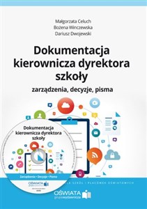 Picture of Dokumentacja kierownicza dyrektora szkoły + CD Zarządzenia - Decyzje - Pisma