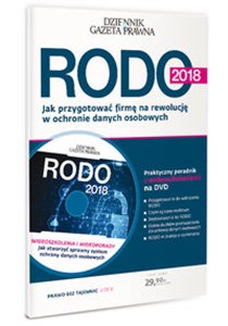 Picture of RODO 2018 Jak przygotować firmę na rewolucję w ochronie danych osobowych Praktyczny poradnik z videoszkoleniami na DVD
