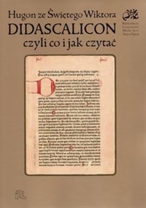 Picture of Didascalicon czyli co i jak czytać