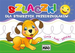 Picture of Szlaczki dla starszych przedszkolaków Lnie, łuki i pętelki
