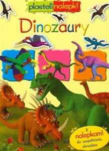 Picture of Dinozaury Plastelinalepki Z nalepkami do uzupełniania obrazków