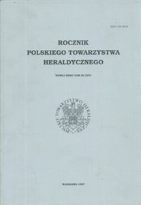 Obrazek Rocznik Polskiego Towarzystwa Heraldycznego tom III (XIV)