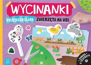 Obrazek Wycinanki przedszkolaka Zwierzęta na wsi Zabawa w teatrzyk