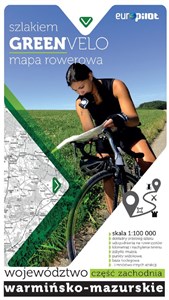Picture of Green Velo mapa rowerowa Woj.warmińsko-mazurskie.część zachodnia