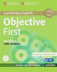 Obrazek Objective First Workbook with Answers + CD