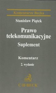Picture of Prawo telekomunikacyjne Suplement