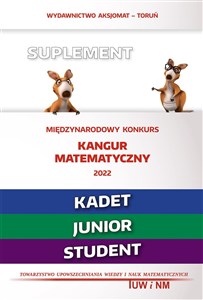 Picture of Matematyka z wesołym kangurem - Suplement 2022 (Kadet/Junior/Student)
