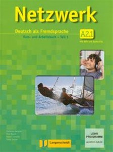 Picture of Netzwerk A2.1 Kurs- und Arbeitsbuch Teil 1 z płytą CD i DVD
