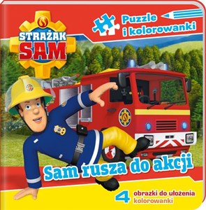 Picture of Strażak Sam Puzzle i kolorowanki Sam rusza na akcję